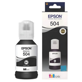 Tinta Epson Preta Original 504 T504 L4160 L4260 L6171 L6270 L14150