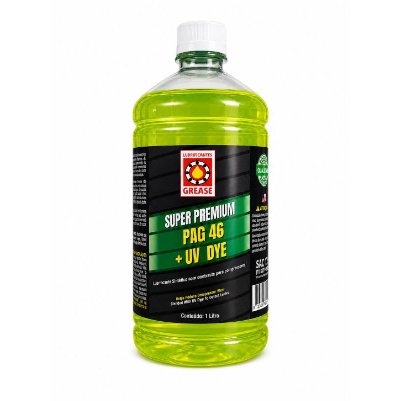 Óleo Compressor com contraste UV  PAG 46,PAG 100,PAG 150  Super Premium GREASE