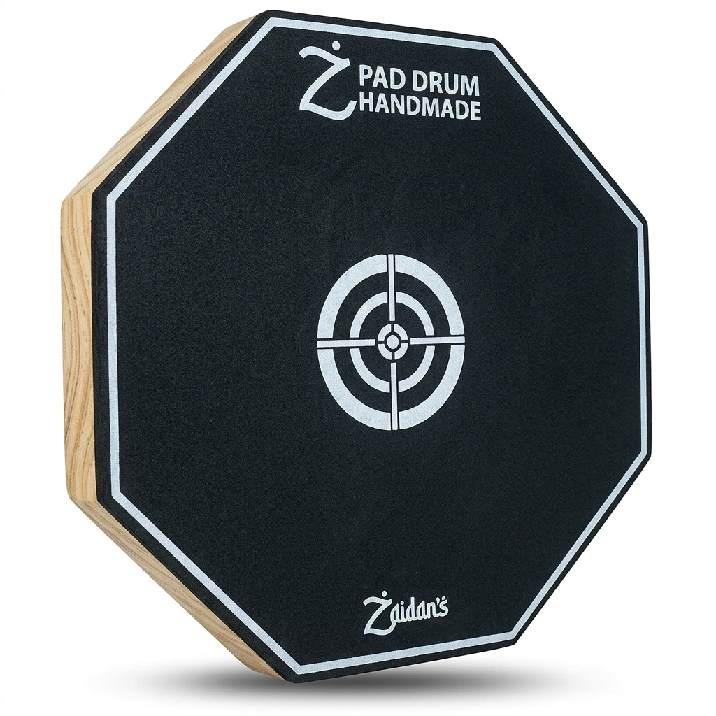 Pad Estudo Praticável Bateria 12 Polegadas Ou 27cm Drum HandMade Zaidan's