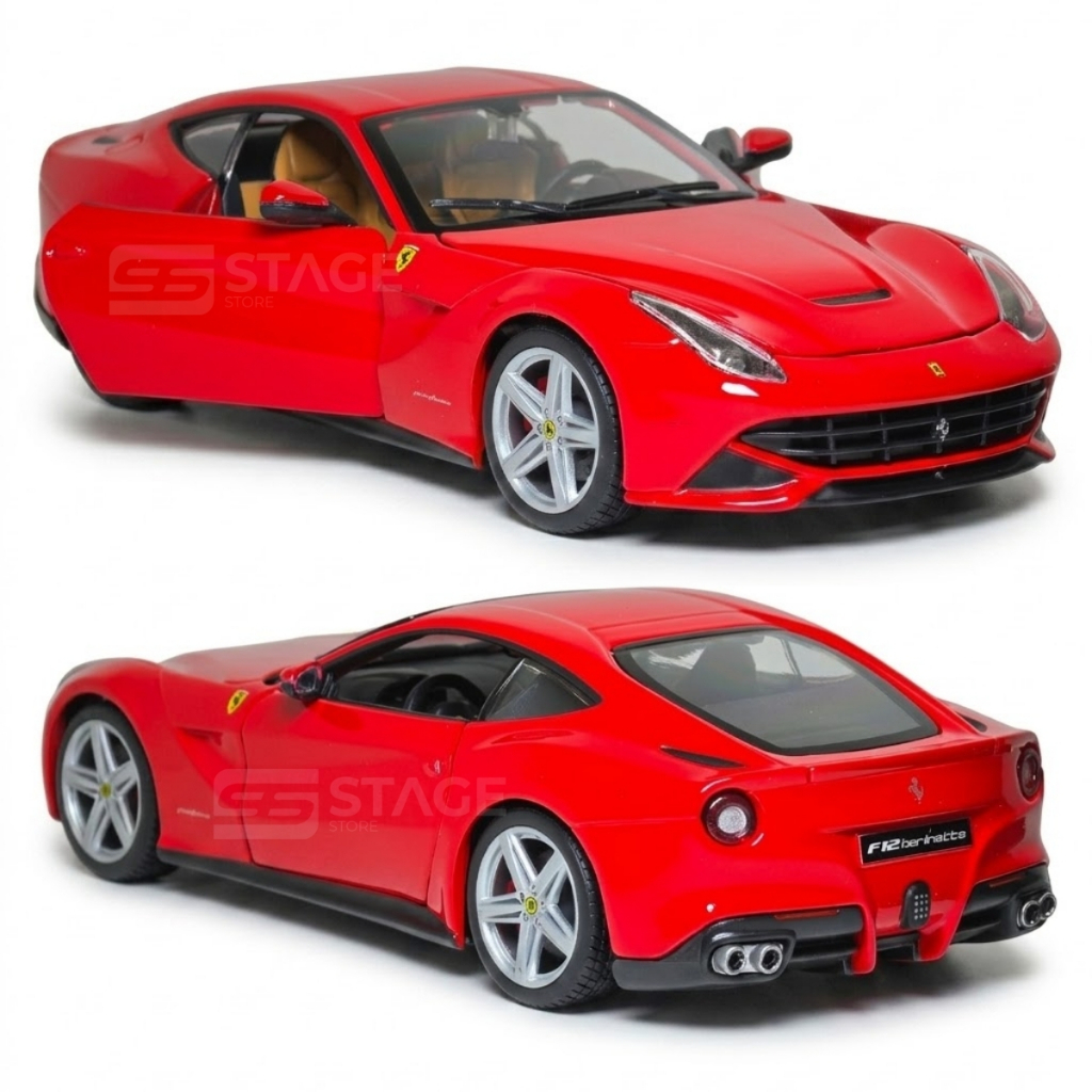 Miniatura De Ferro Ferrari F12 Berlinetta 18cm 1:24 Bburago