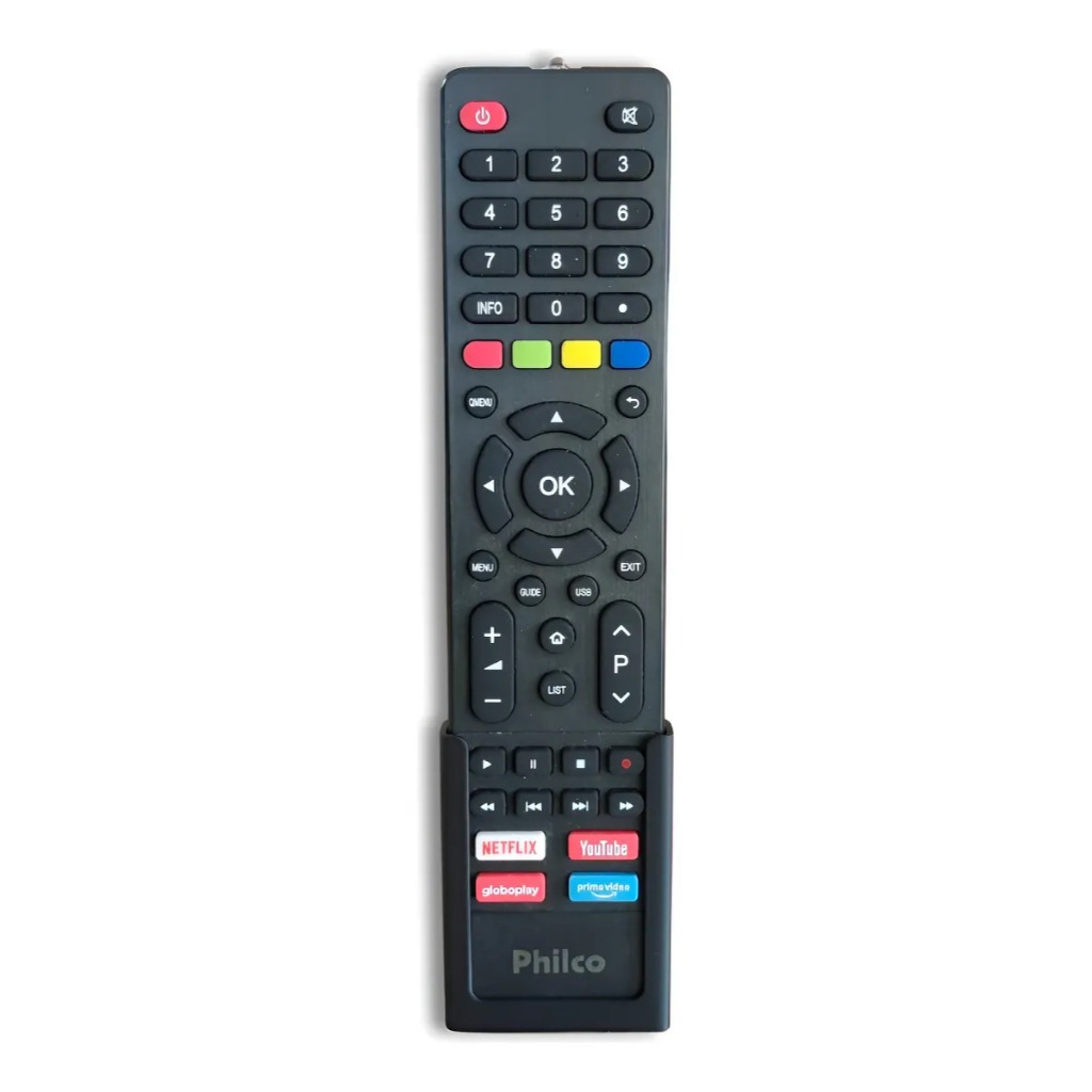 Suporte Base Porta Controle Encaixe Controle  Tv Philco Smart  Ar Condicionado Suporte Parede Branco