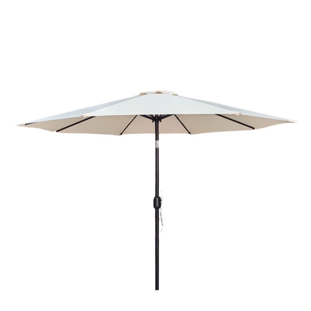 Ombrelone Guarda-sol Sombrero 8 Varetas Articulado Praia Piscina 2,6m Estrutura Metal Alta Qualidade
