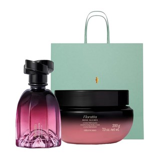 Presente Floratta Rose Sucrée (Perfume 75ml, Hidratante 200g) O Boticário