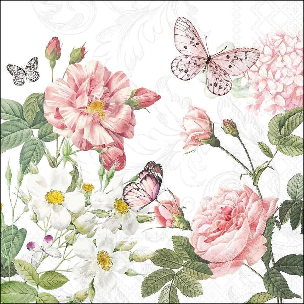 Guardanapo para Decoupage Cod240 - Kit com 02 Unidades Iguais - Guardanapo para Artesanato em Vela, MDF, chinelo,Tecido