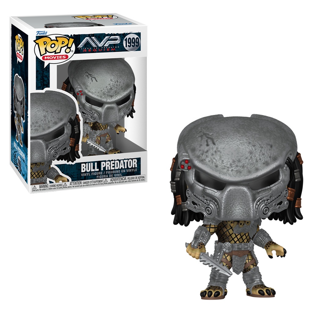 FUNKO POP MOVIES ALIEN VS. PREDATOR REQUIEM - BULL PREDATOR 1999 NOVO ORIGINAL