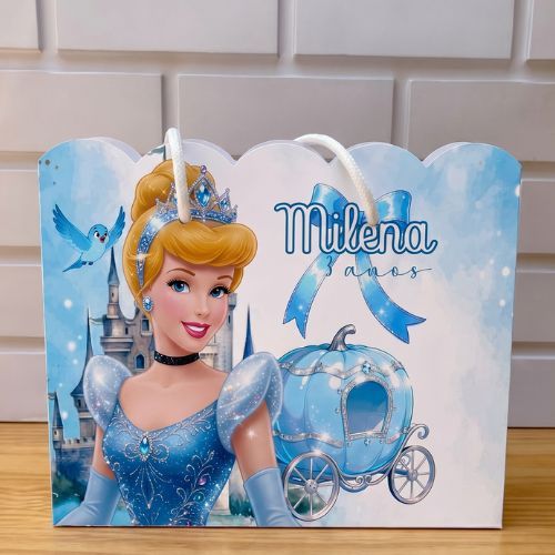 Sacolinhas Personalizadas PEGUE E MONTE - Cinderela - FESTAS - LEMBRANCINHAS - ANIVERSÁRIOS