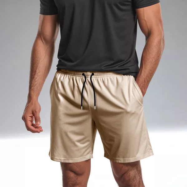 Bermuda Tactel Masculina Elastano Confortável Praia Treino Passeio Elastano