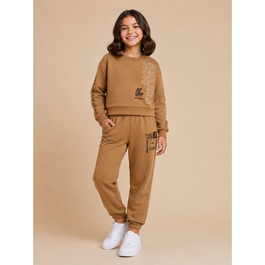 Conjunto Infantil Feminino  Moletom Forrado Lanfel – Inverno Quentinho Tamanhos 10 ao 16