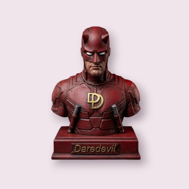 Busto Demolidor Daredevil Colecionável Decoração Geek Nerd