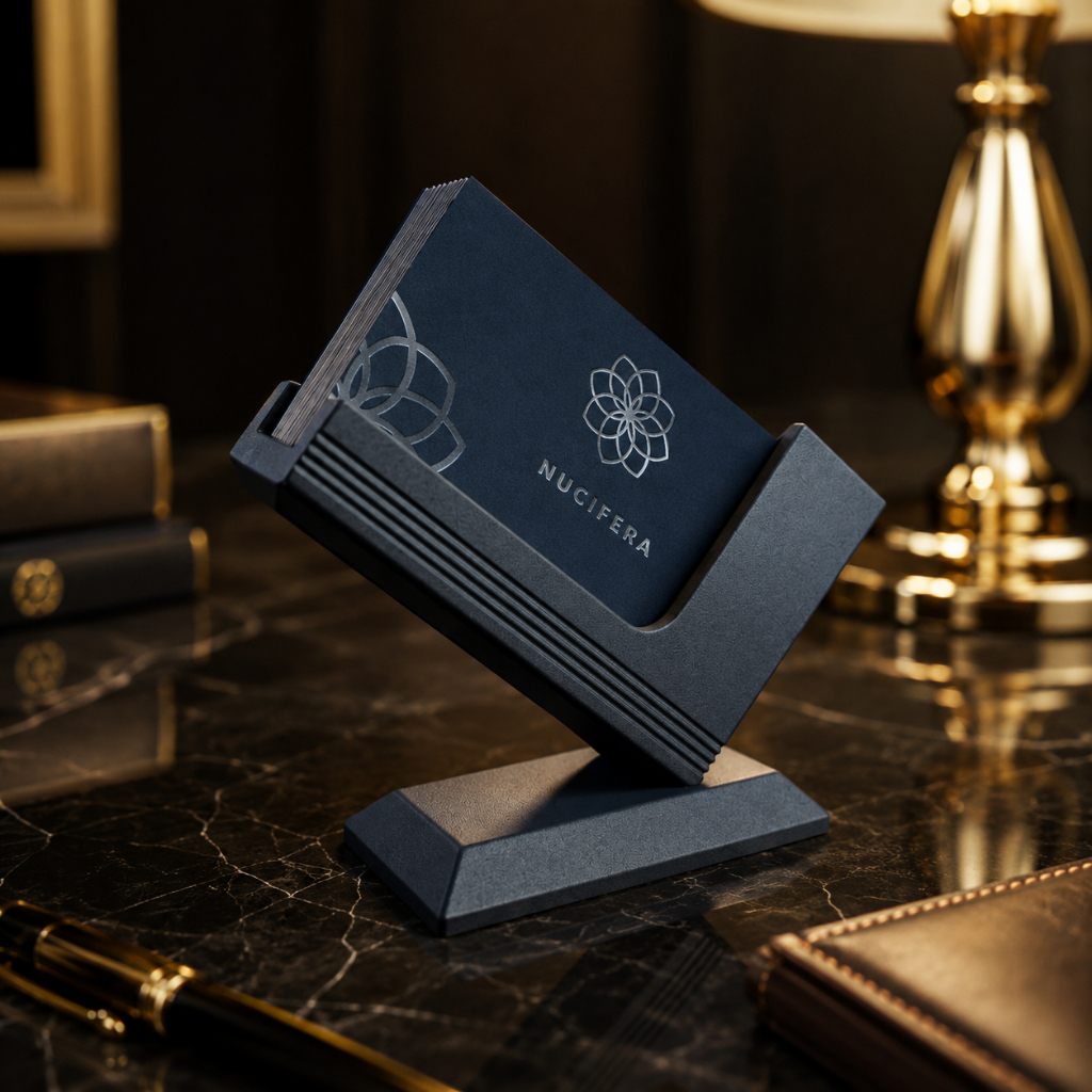Expositor Porta Cartão De Visita Suporte Display De Mesa Escritório Sala Loja