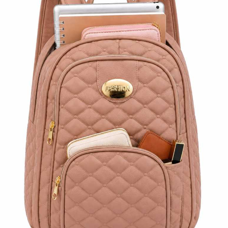 Mochila Feminina Casual Moderna Grande Capacidade Premium Escola Trabalho Faculdade