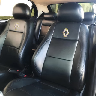 Capa Para Banco Automotivo Carro Couro Renault Impermeável