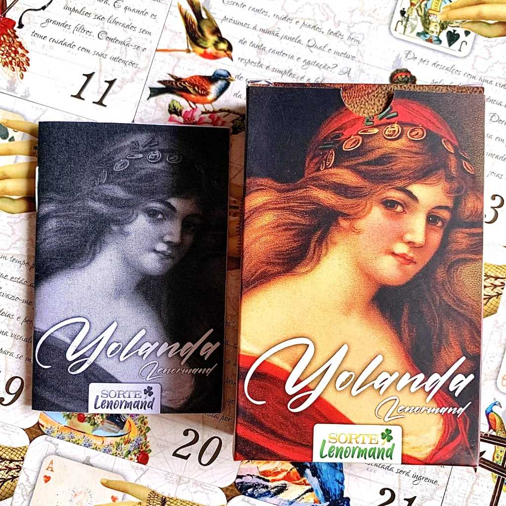 Baralho Yolanda Lenormand - Cigana Yolanda - Baralho Cigano - Tarô Cigano