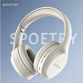 Fone De Ouvido Bluetooth SPOETRY Com Cancelamento De Ruído Confortável Para Estudo Home O…
