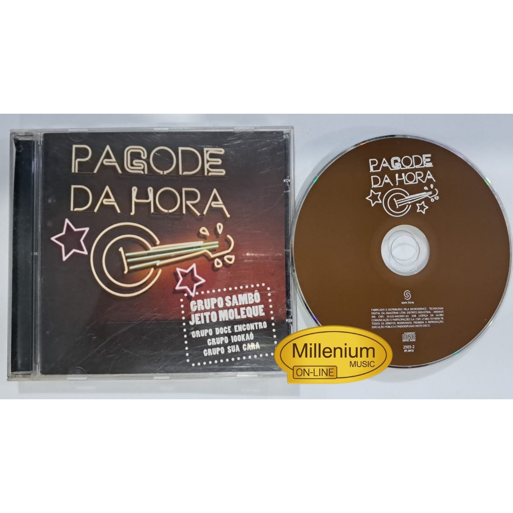 CD Pagode Da Hora Coletânea De Grandes Sucessos 2012 Original Gravadora Colecionador Ótimo Estado