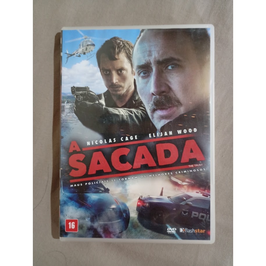 DVD A SACADA * NICOLAS CAGE * ELIJAH WOOD * ORIGINAL