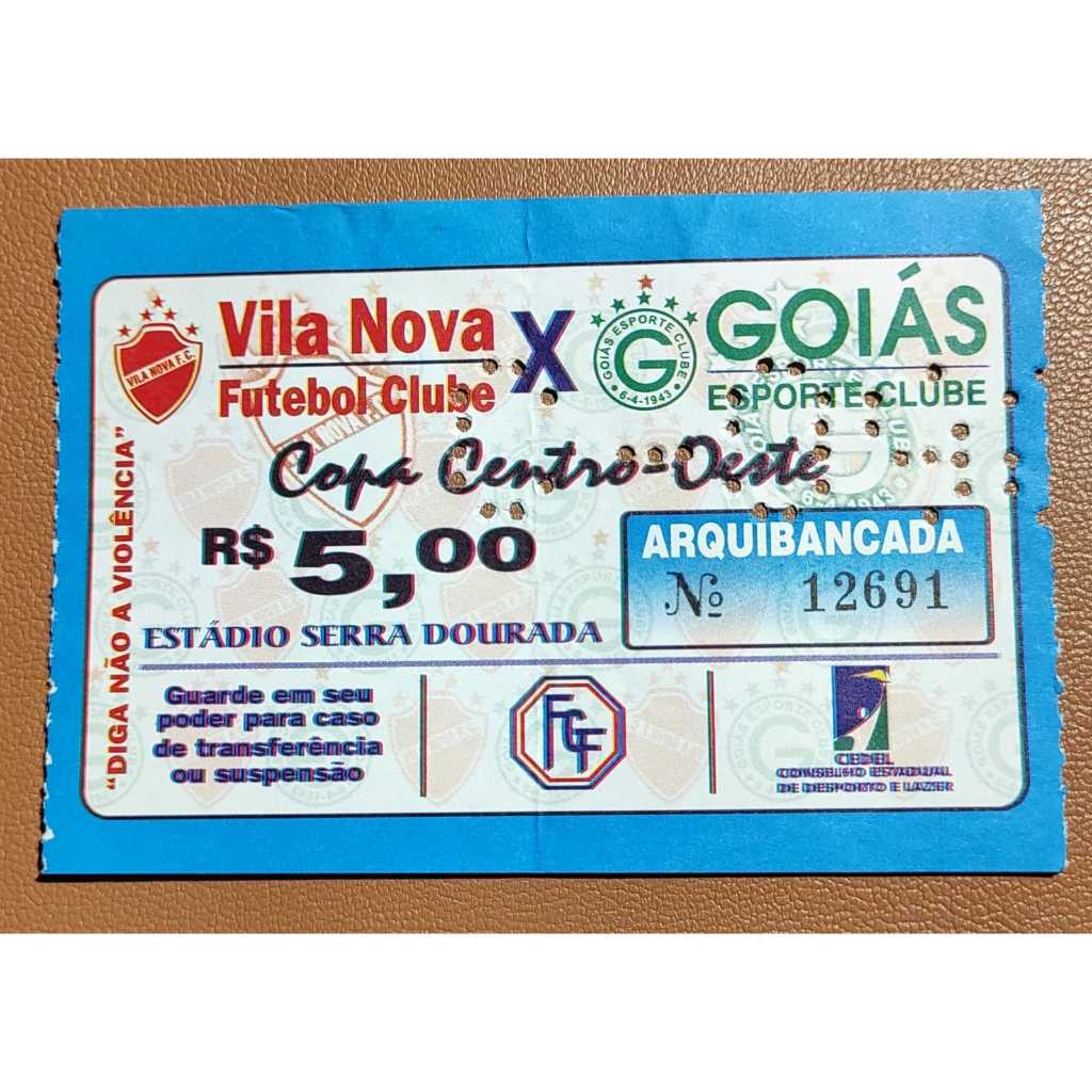 Vila Nova Futebol Clube x Goiás Esporte Clube Copa Centro-Oeste Serra Dourada