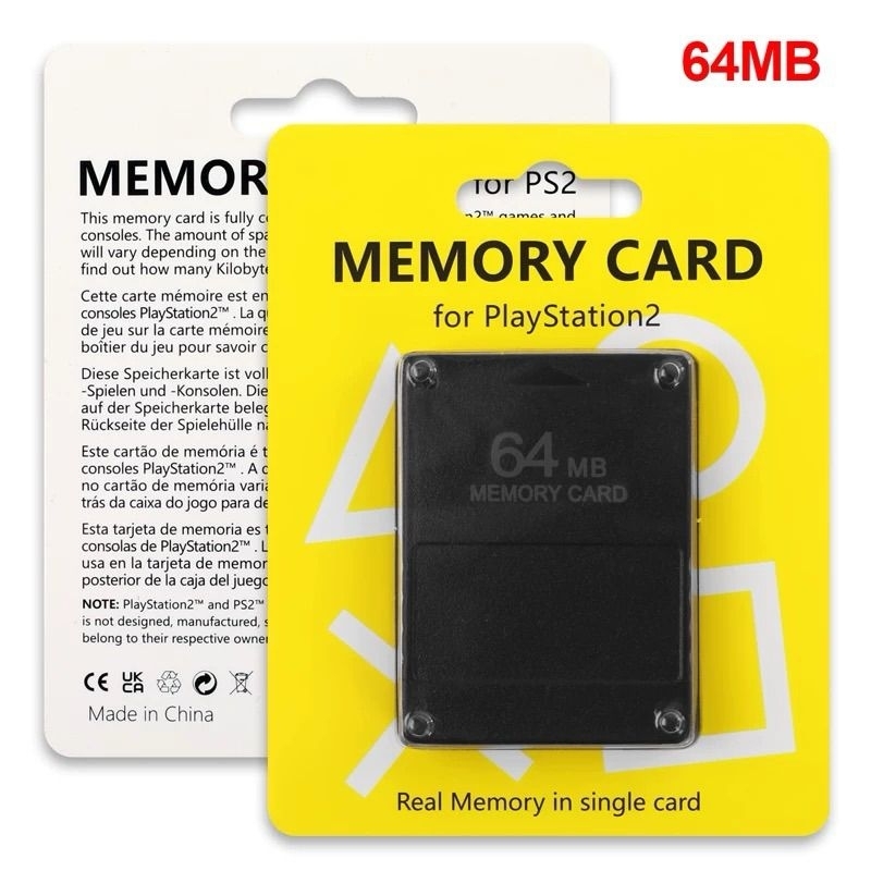 Memory Card 64mb OPL Atualizado + FMCB Compatível com PS2 Fat e Slim
