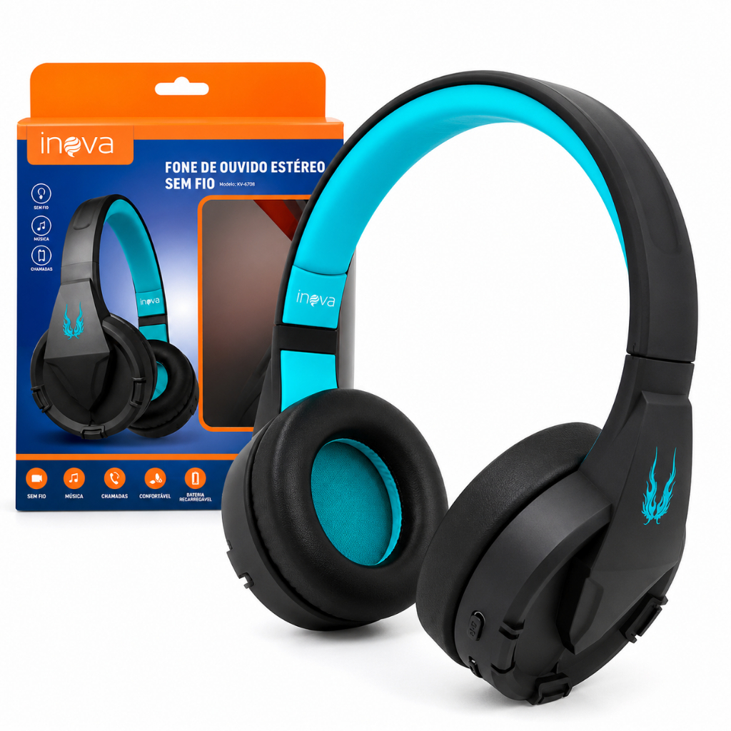 Headphone Bluetooth Sem Fio Gamer