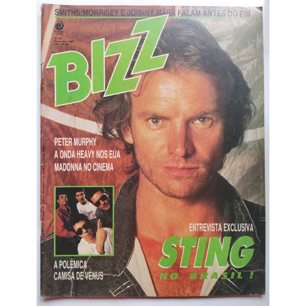 F-716 Revista Bizz - Sting no Brasil