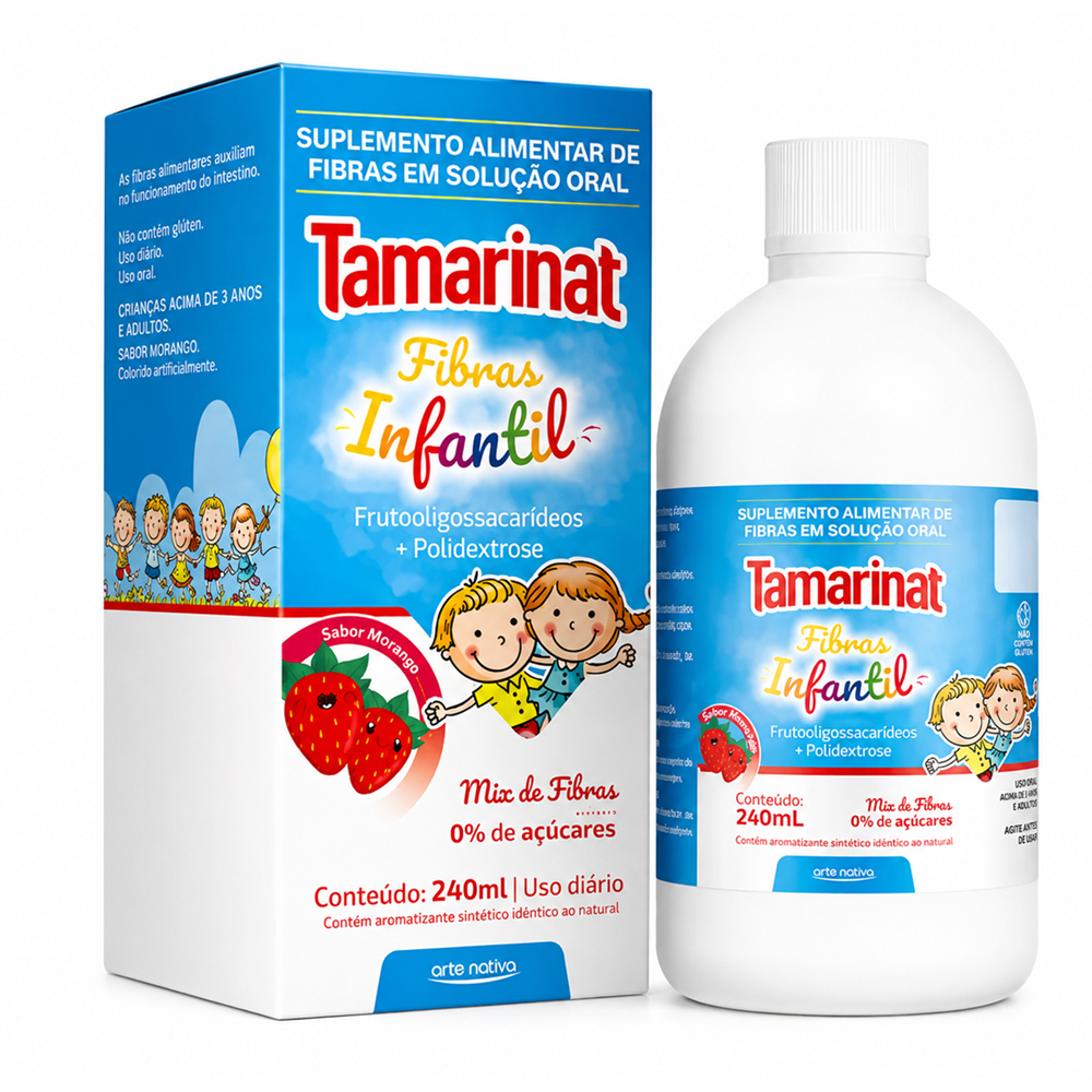 Tamarinat 240ml Suplemento alimentar infantil à base de fibras prebióticas - Arte Nativa