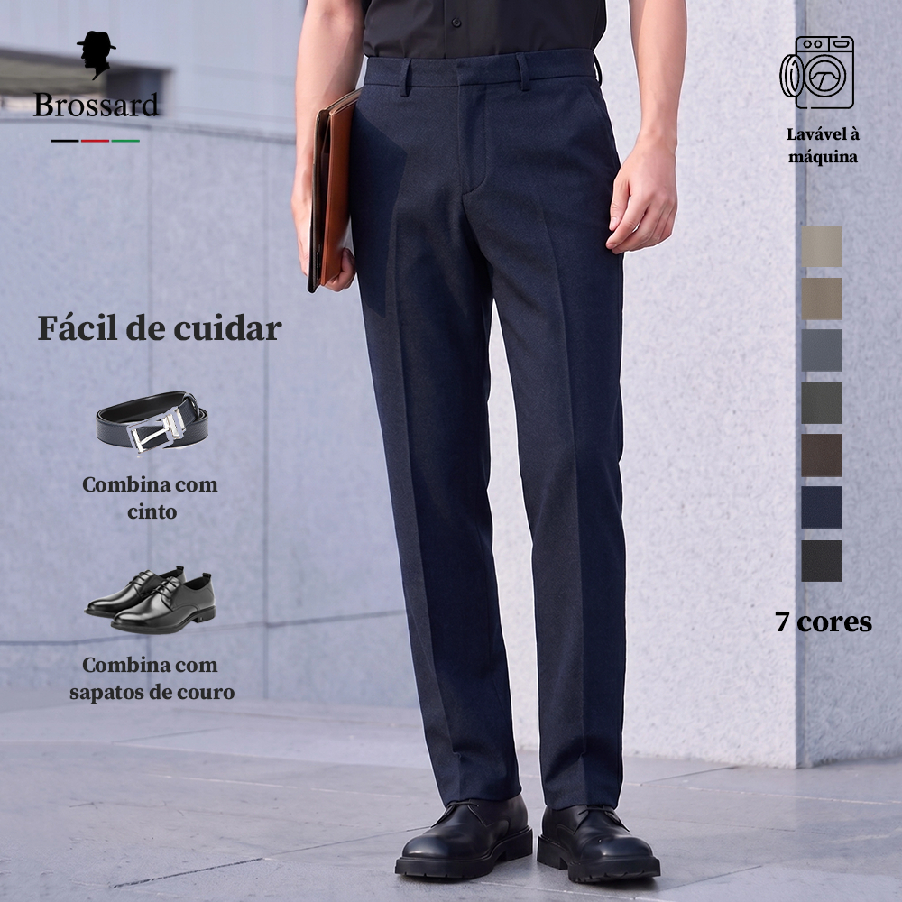 Calça Masculina Para Trabalhar Premium Confortável Respirável Para Trabalho, Casamento e Eventos