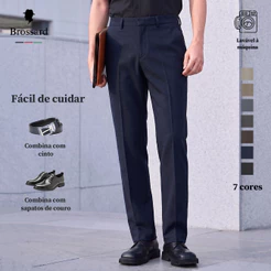 Calça Masculina Para Trabalhar Premium Confortável Respirável Para Trabalho, Casamento e Eventos