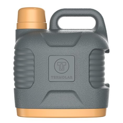 Garrafão Térmico Água 5 Litros Cinza/Amarelo TERMOLAR