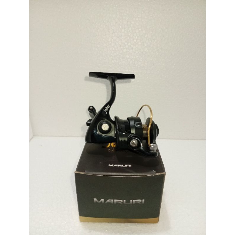 Molinete Maruri Joker Black Micro Ultra Light Preto Dourado