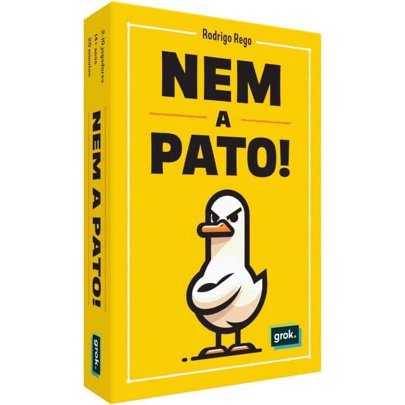 Nem a Pato! - Jogo Party Game  - 2 a 10 jogadores - Grok Original