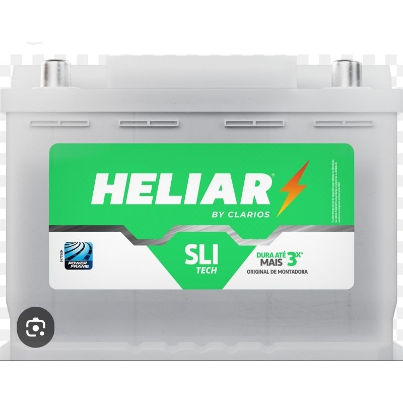 Bateria Heliar automotiva 60 Ah - sem troca