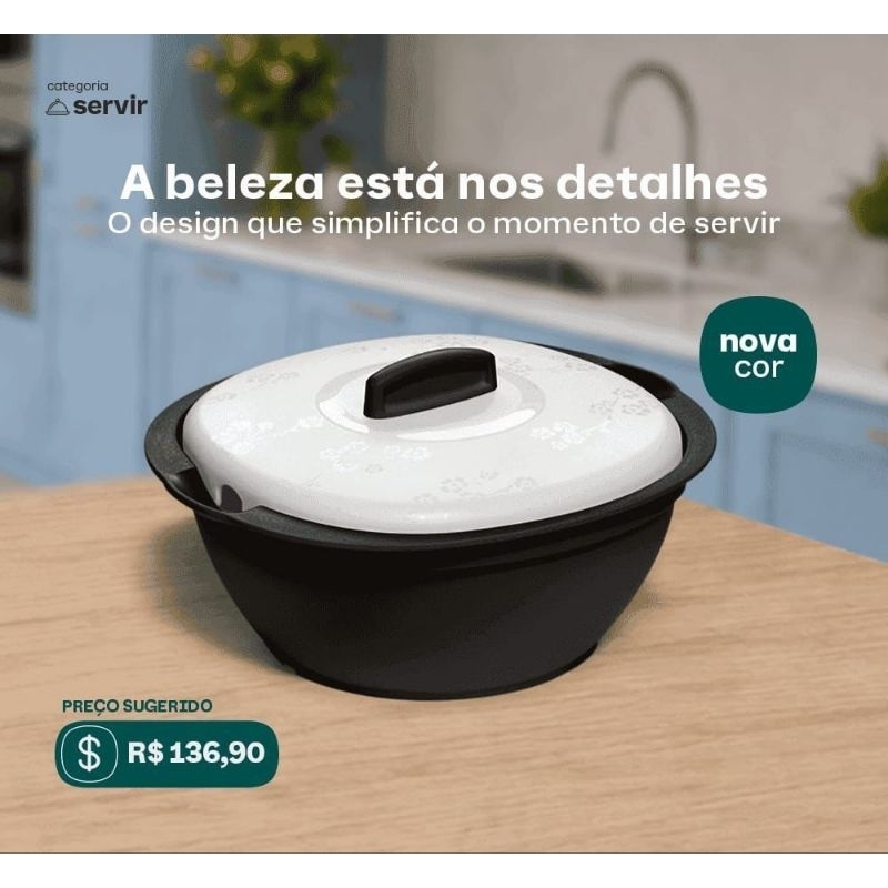 Tigela Redonda Sopeira Mágica Tupperware