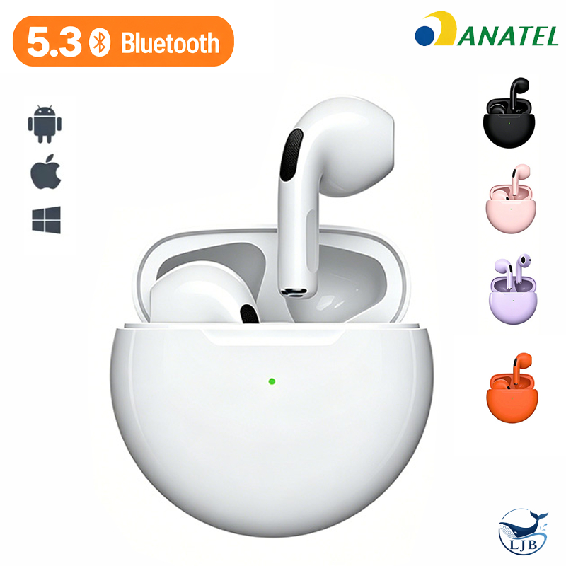 Fones De Ouvido 5.3 TWS Bluetooth Sem Fio Fones De Ouvido Esportivos Mini Fones Esportivos Para Android ios D23