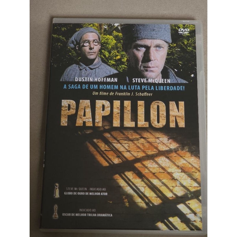DVD - Papillon - Steve McQueen - Dustin Hoffman - Dublado