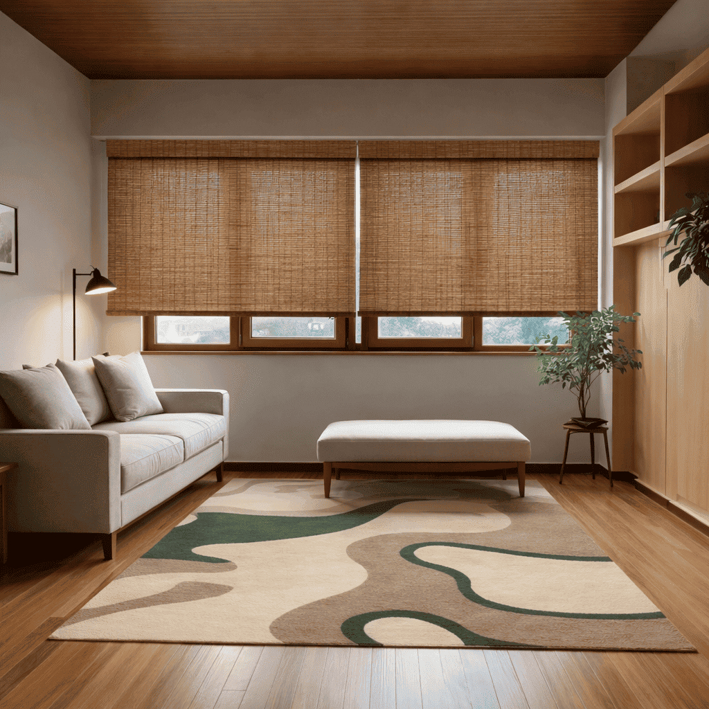 Persiana Rolô de Bambu Natural com Bandô 140/160/180largura