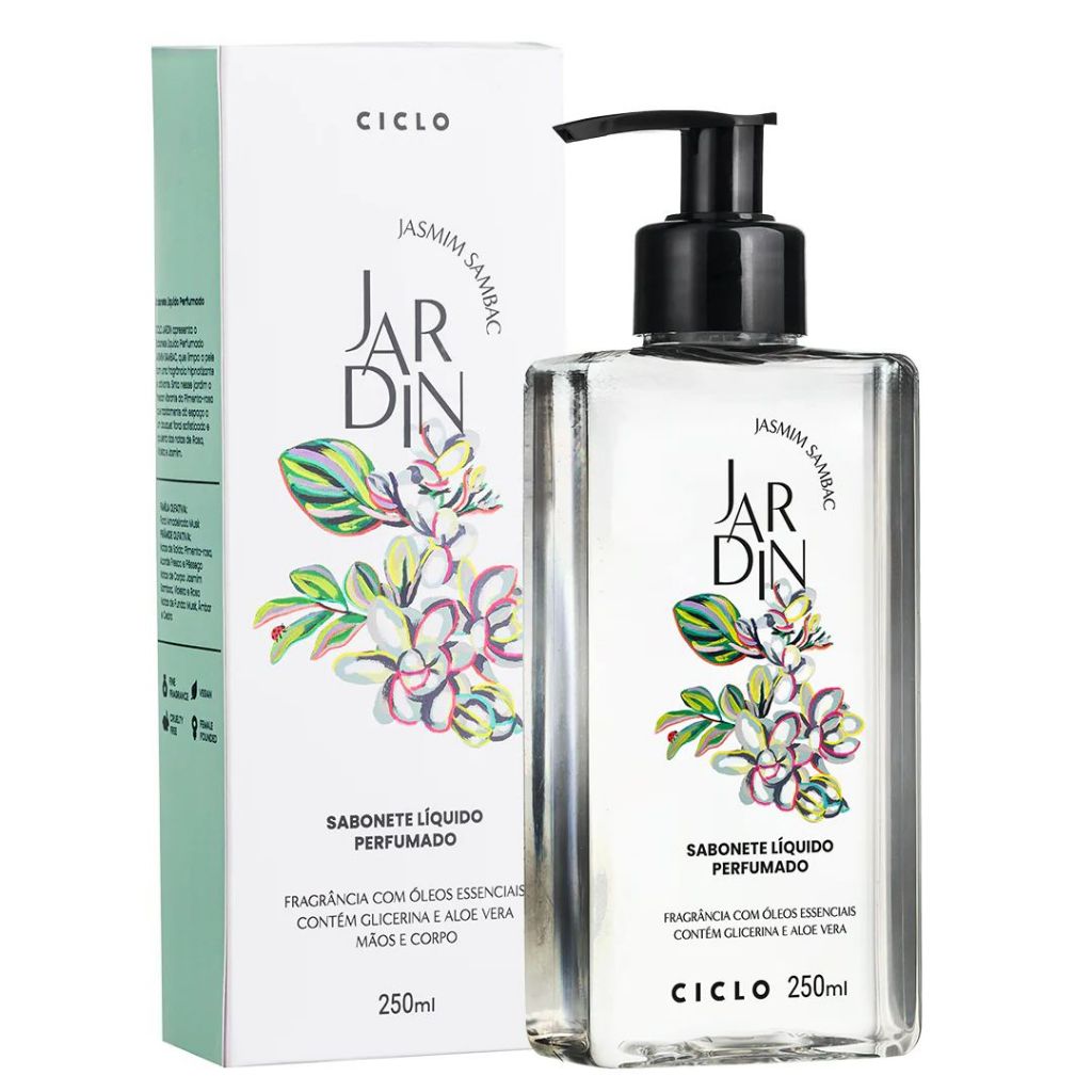 Sabonete Líquido Jardin Jasmim Sambac Ciclo - 250ml