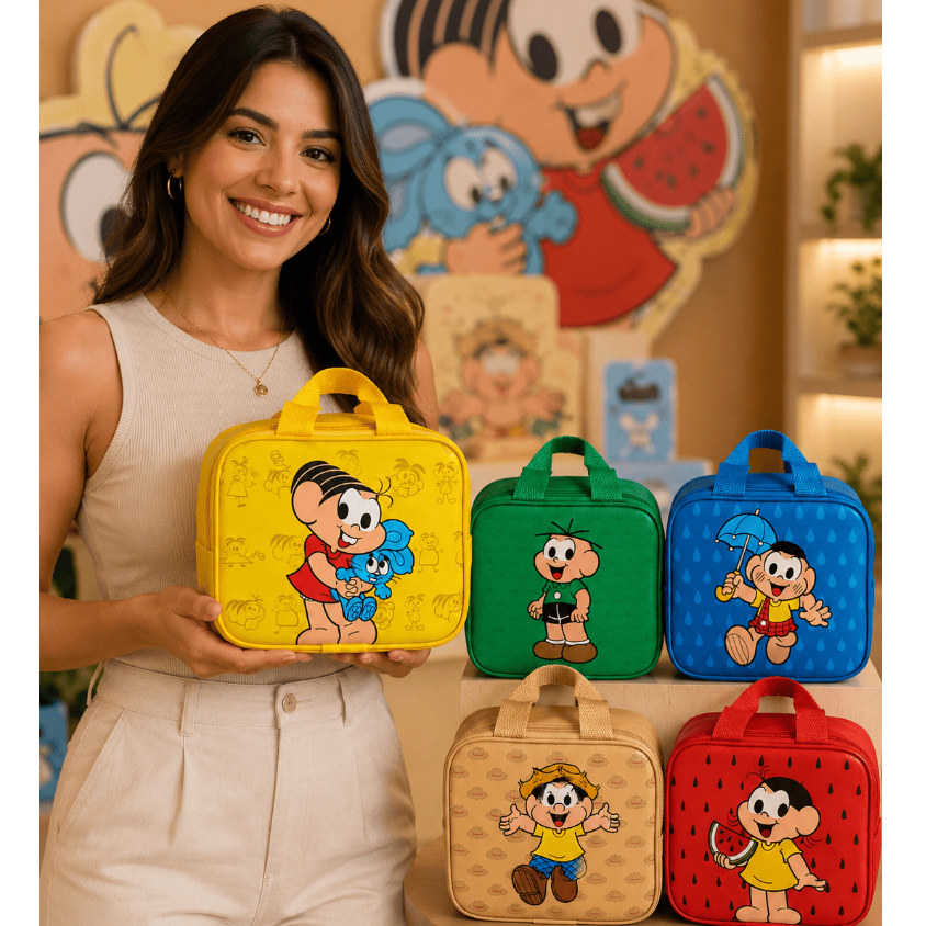 Maleta Turma da mônica para aniversário. Lembrancinha sem personalização. KITS 5/10/20/30