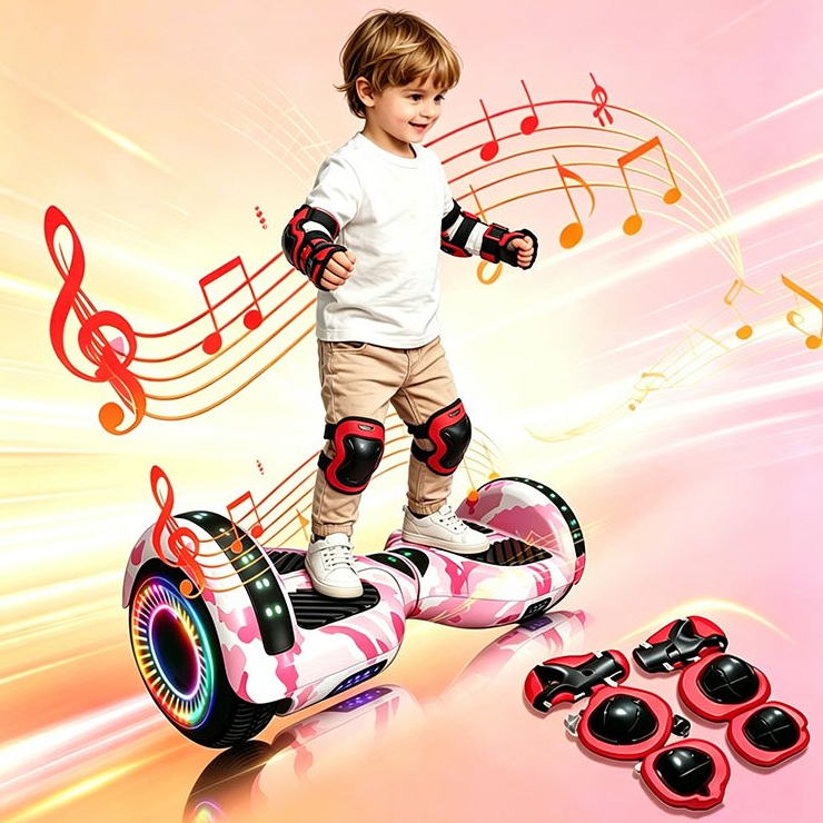 Hoverboard Auto-Equilibrante com Caixa de Som Bluetooth