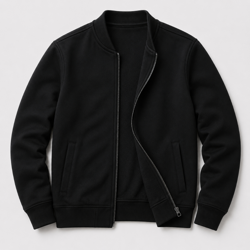 Jaqueta Moletom Bomber Masculina Feminina  Premium Casual Zíper Slim Fit Moda Inverno Academia Plus Size G1 ao G5