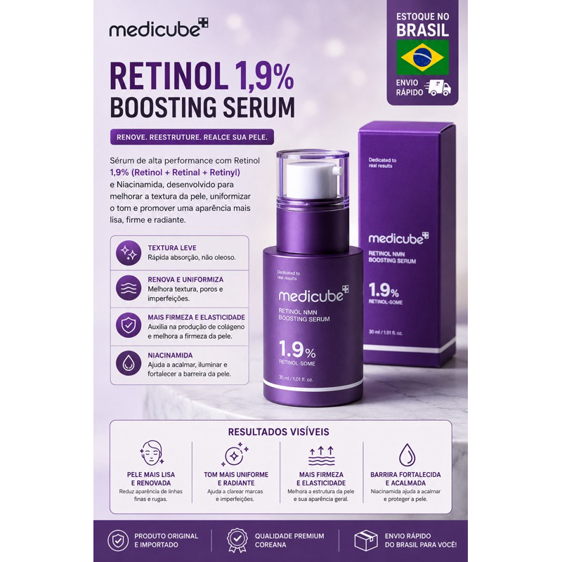 Retinol NMN Boosting Serum 1.9% 30ml