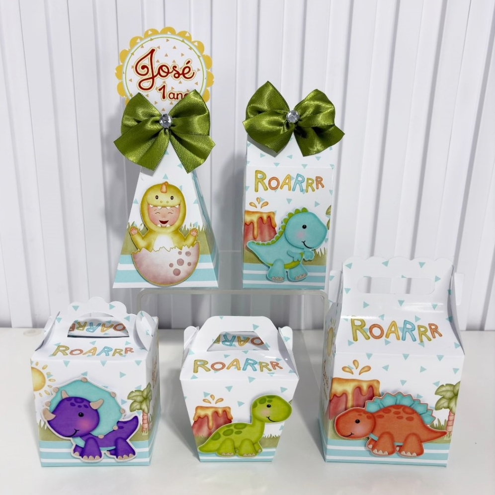 Lembrancinha Dinossauro Baby / Kit lembrancinhas / Personalizados / Festa / Aniversario