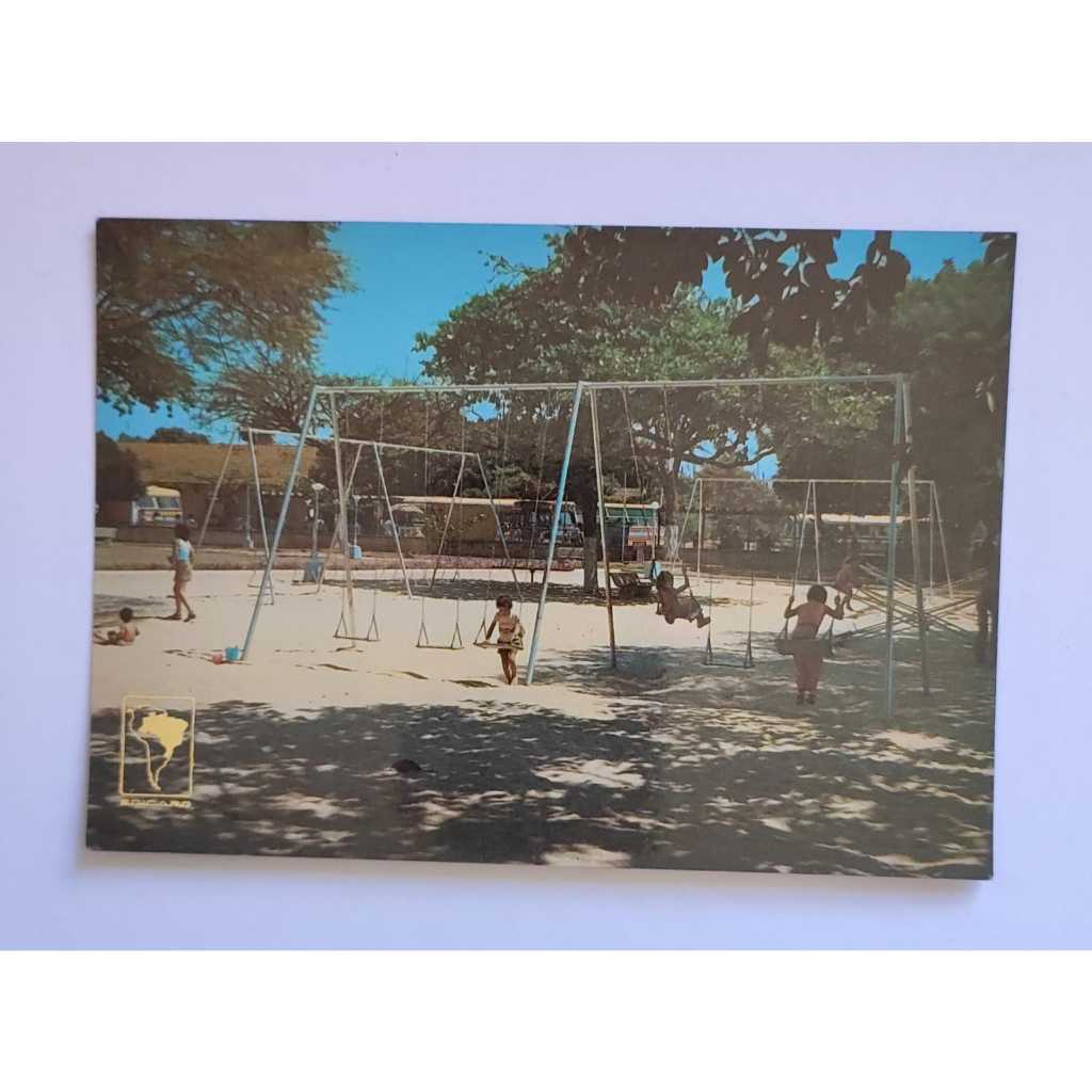 Cartão Postal Praça Americano do Brasil Parque Infantil Anápolis Goiás