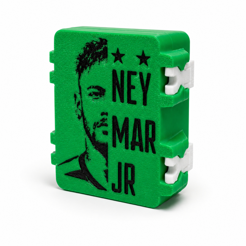 Porta Figurinha Copa do Mundo 2026 Neymar JR  - Caixa de Figurinha - Estojo Organizador de Figurinha