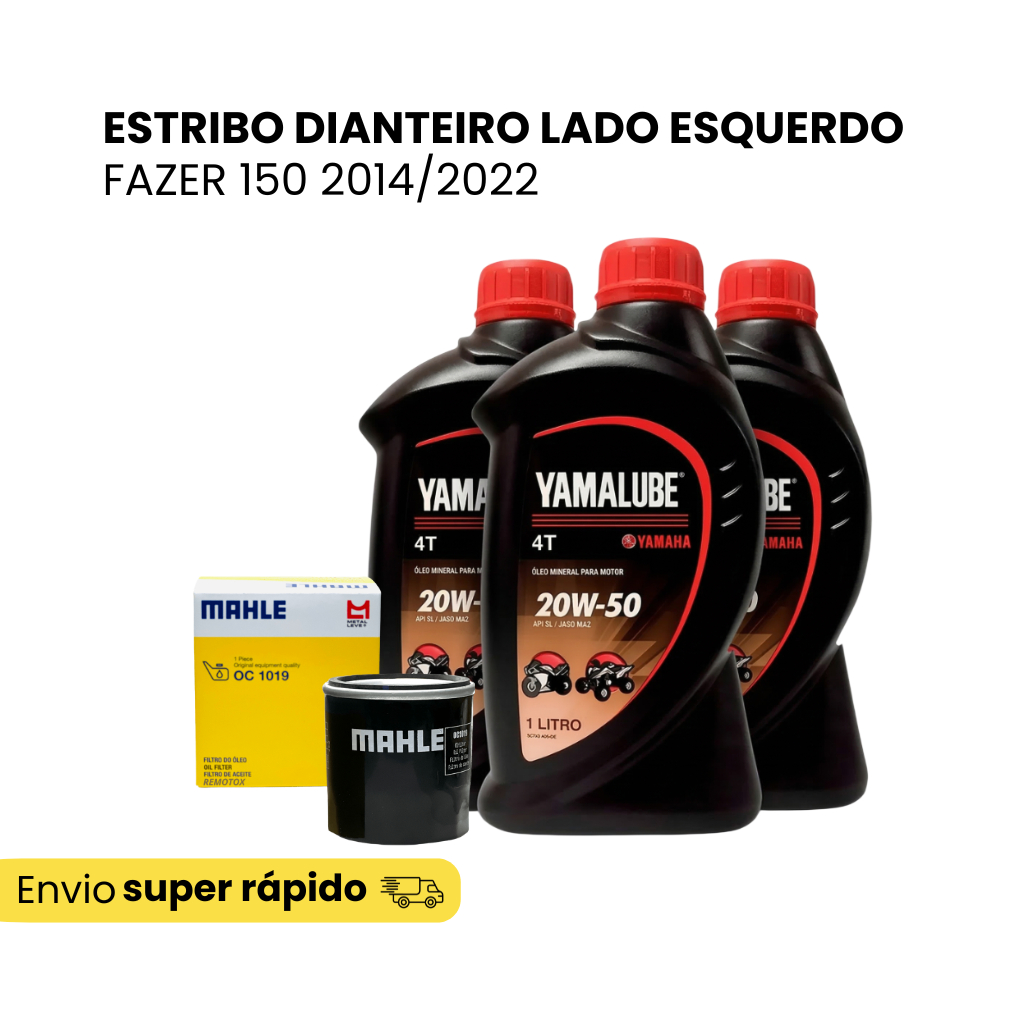 Kit Troca Óleo Mt 03 2016/2019 Yamalube 20w50 + Filtro Óleo