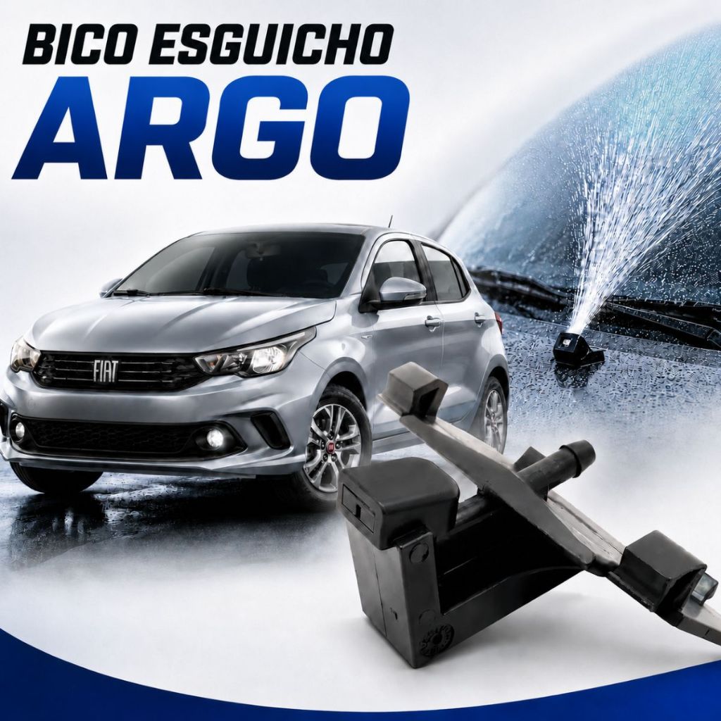 Brucutu Esguicho Parabrisa Argo 2017 a 2022 Dianteiro