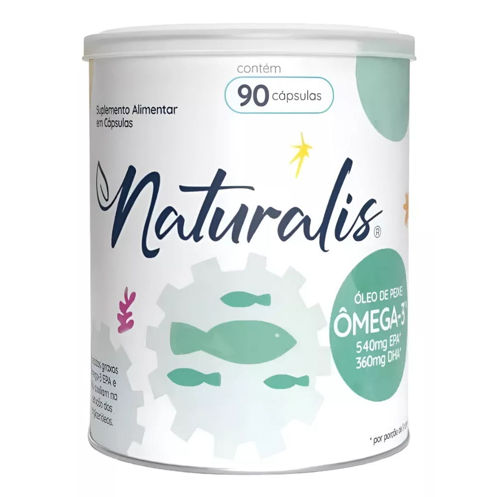 Óleo de Peixe Ômega 3 TG Tradicional Naturalis (1000mg) 90 Cápsulas