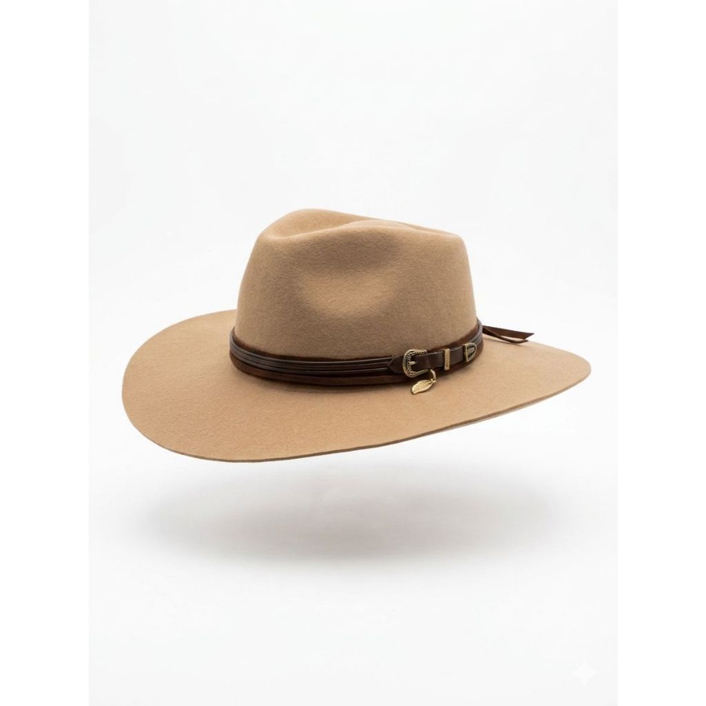 Chapeu 20X Stetson Feltro Camel Importado - Marcatto