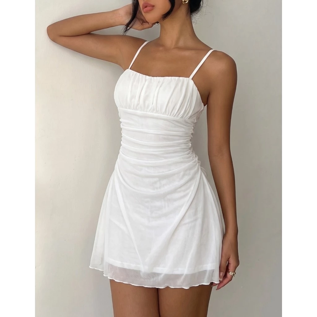 Vestido Feminino Curto Estampado Rodado Tie Dye Moda Blogueira Verão — imagem 1
