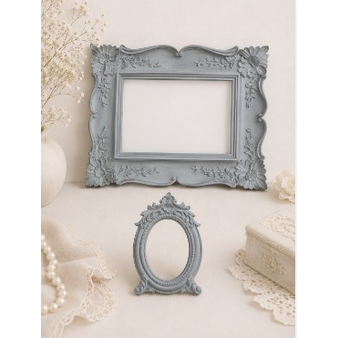 Moldura Resina Retrato Decoração Lembrancinha Batizado Casamento Quarto Infantil