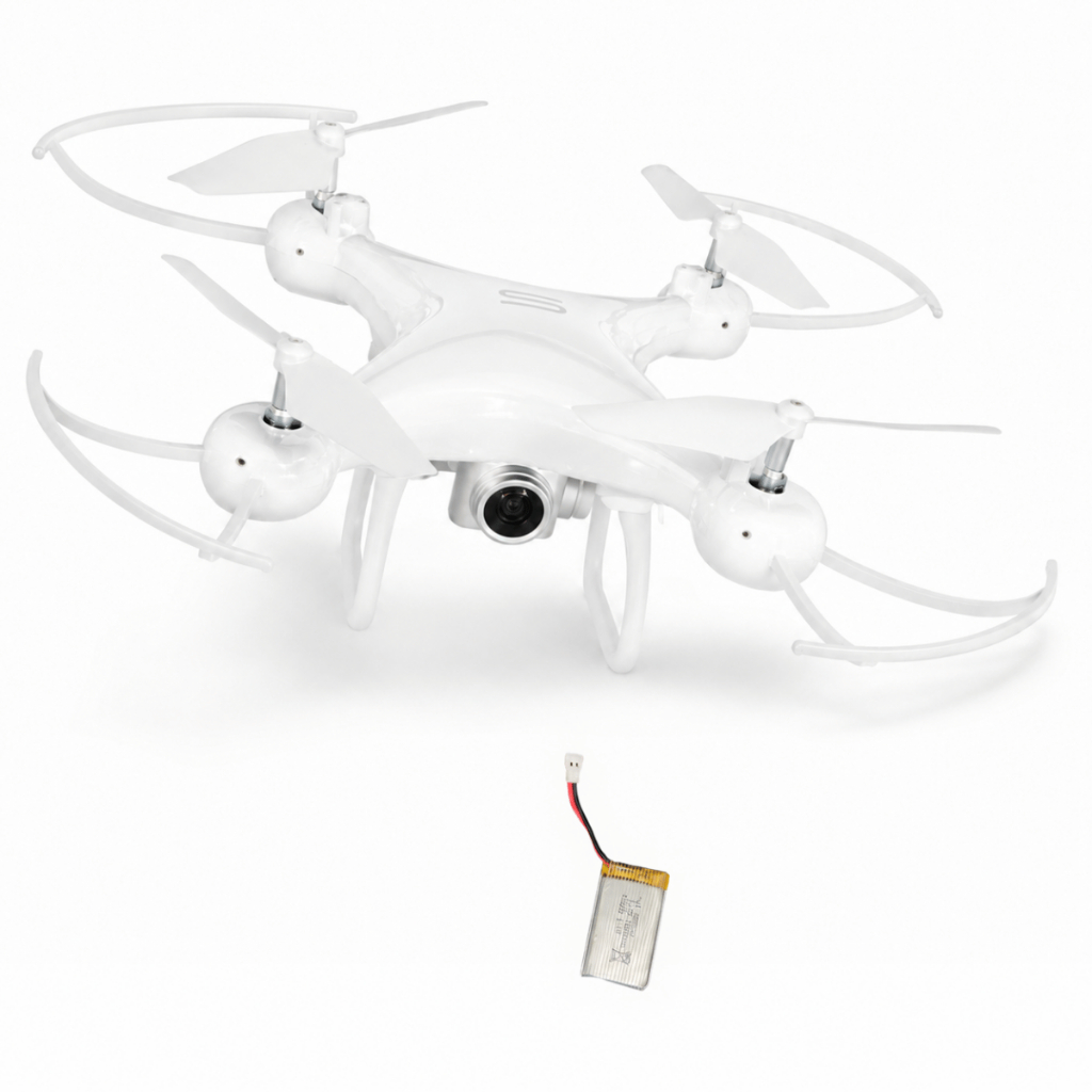 Drone 8S Com Câmera Full HD 1080p FPV WiFi Alcance Até 120 Metros Controle 2.4GHz Voo Estável Seguro